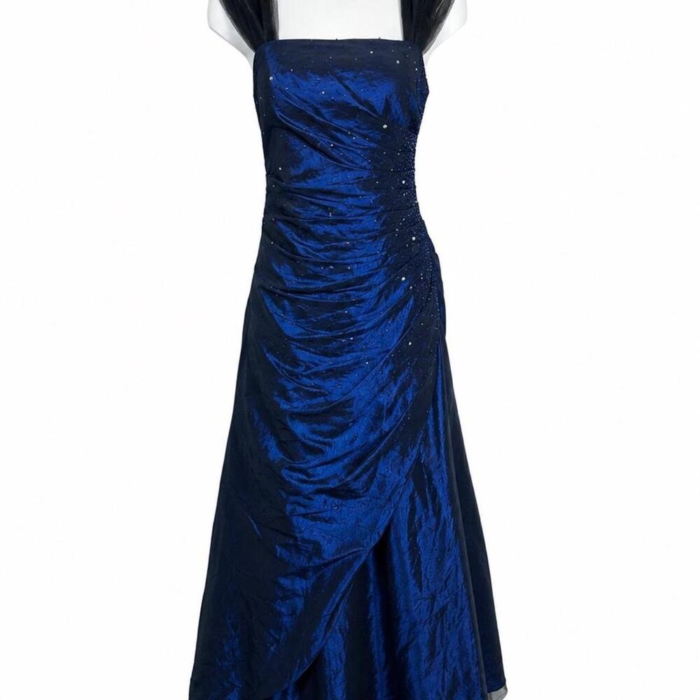 Vintage midnight blue beaded y2k
